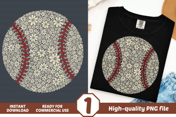 Baseball Floral, Baseball: A Unique Design for Creative and Practical Use