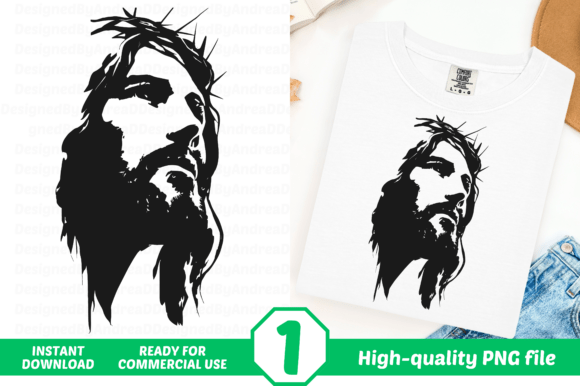 Jesus Face Religious Art