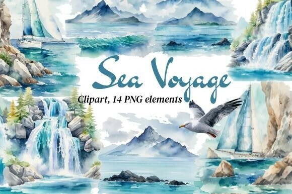 Sea Voyage, Sailboat, Seagull, Waterfall: A Creative Summer Escape