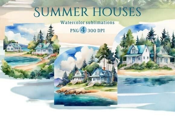 Summer Houses, Leisure, Forest, Vacation