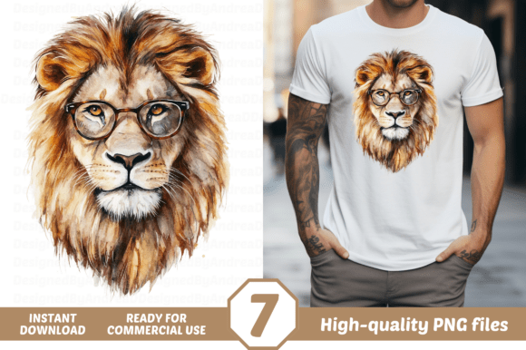 Watercolor Safari Animal Clipart PNG: A Versatile Tool for Creative Expression